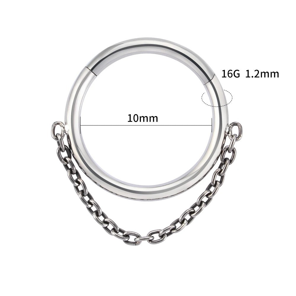 Multi-functional Nose Ring For Human Body Puncture