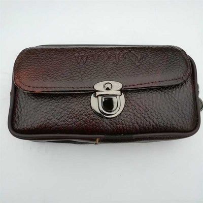 Leather Phone Bag Men's Wear Belt Waist Bag Multifunctional