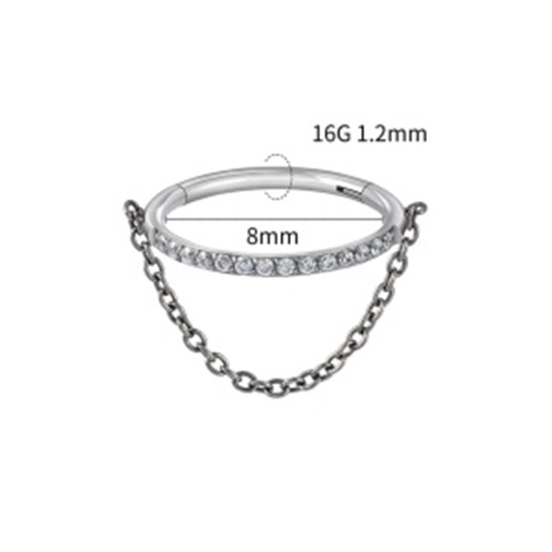 Multi-functional Nose Ring For Human Body Puncture