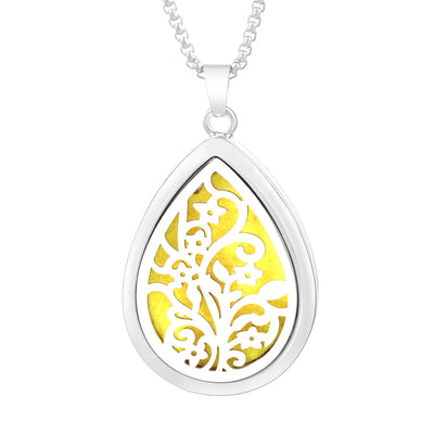 Drop-shaped Aromatherapy Necklace Essential Oil Diffuser Pendant