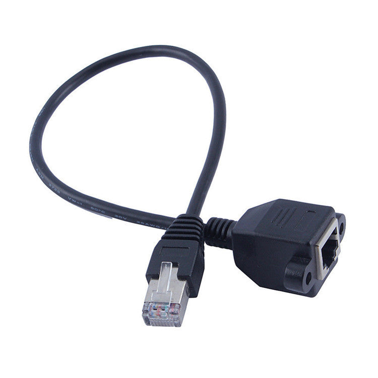 Network Cable Extension Cable Network Male To Female Tape Screw Hole