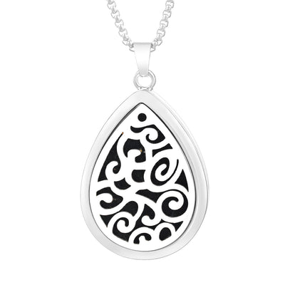 Drop-shaped Aromatherapy Necklace Essential Oil Diffuser Pendant