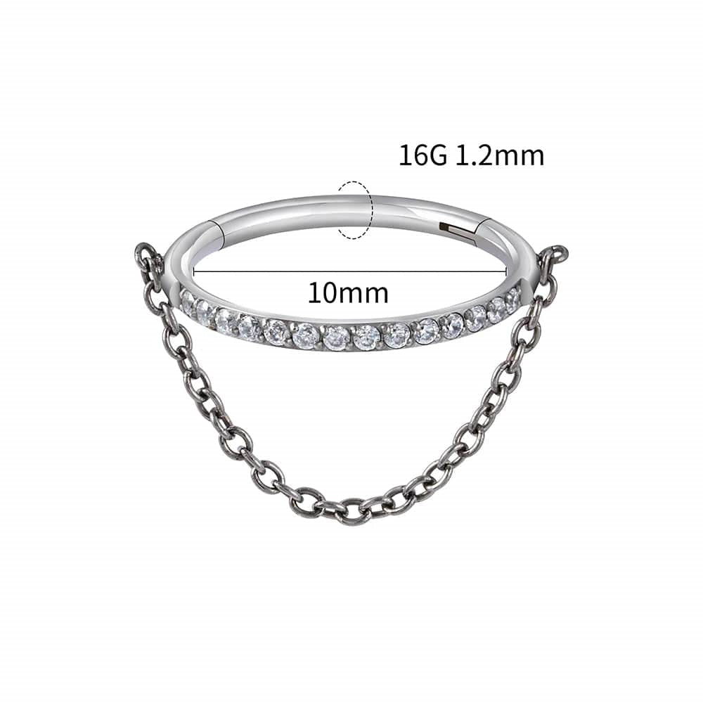 Multi-functional Nose Ring For Human Body Puncture