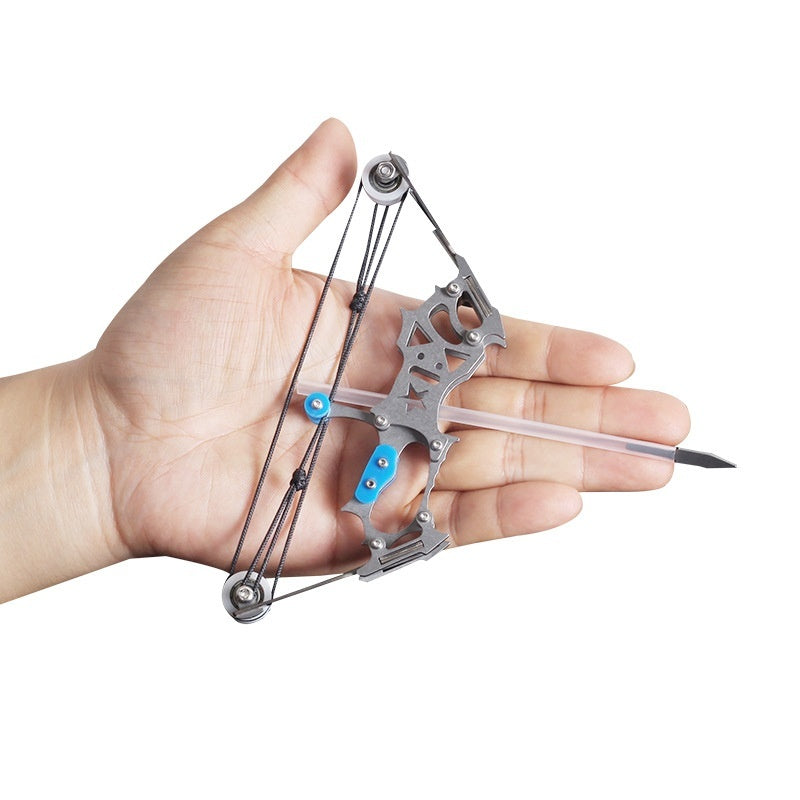 Mini Metal Small Bow Five-star Composite Pulley Bow And Arrow Set
