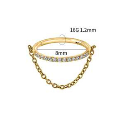 Multi-functional Nose Ring For Human Body Puncture