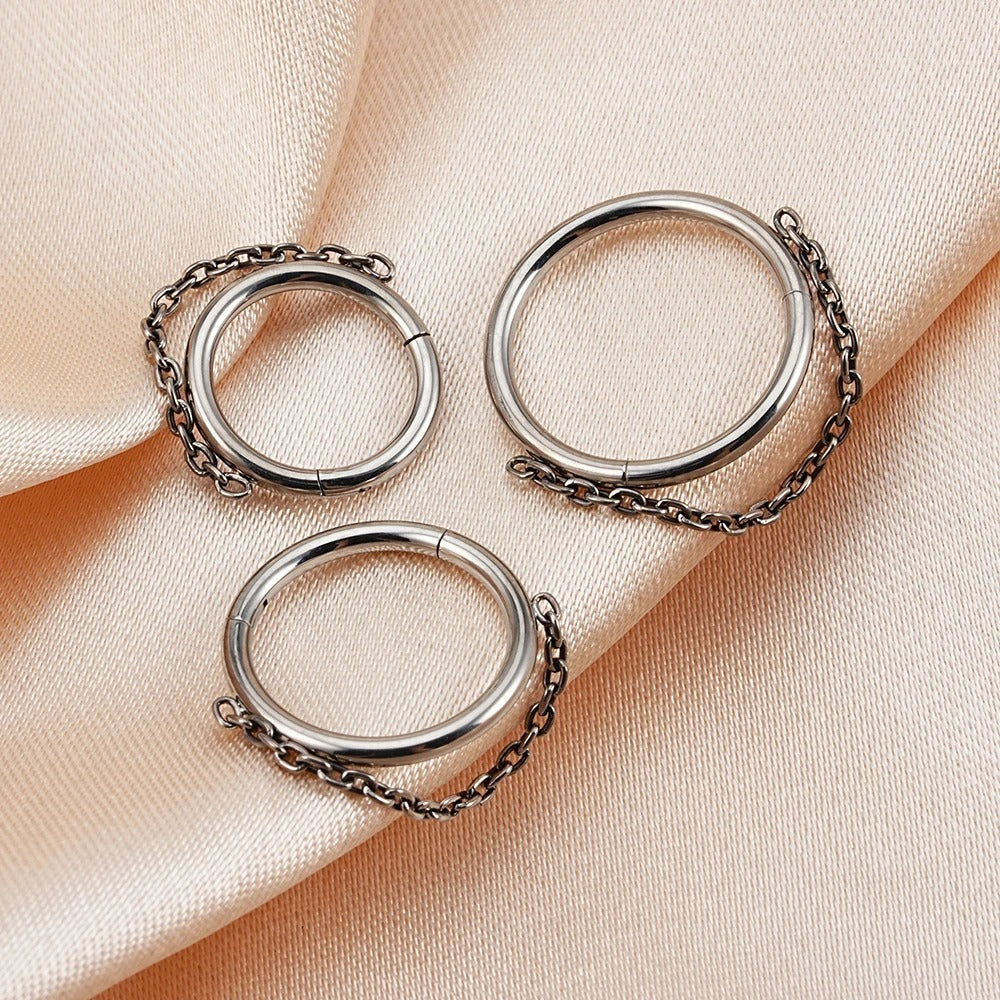 Multi-functional Nose Ring For Human Body Puncture