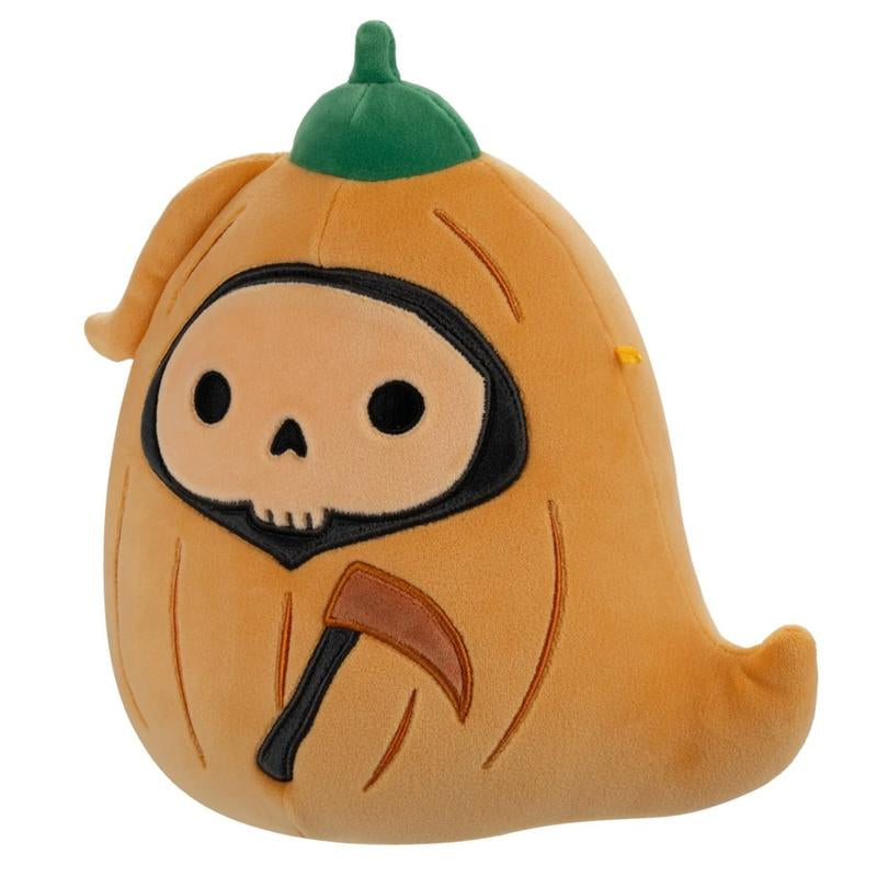 Squishmallows Select Series Otto the Pumpkin Grim Reaper, Halloween Limited Edition, 3 Size Options