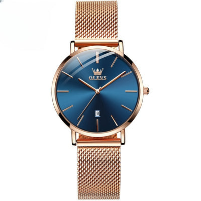Valentine's Day Thin Men And Women Couple Electronic Quartz Watch