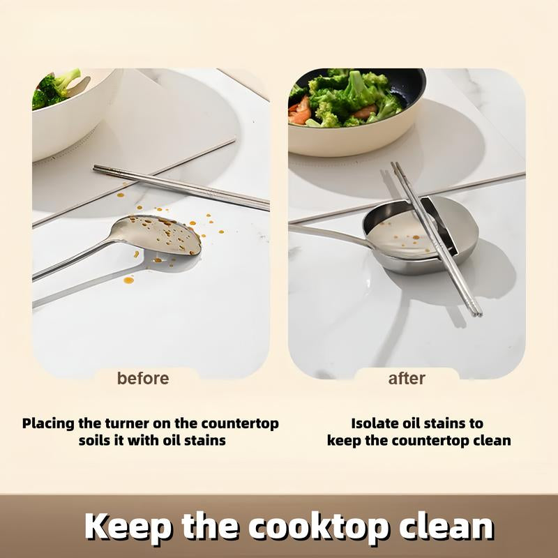 Pot Lid Holder, 1 Count Soup Spoon Rack, Cooking Spatula Rest Holder, Pot Lid Rest Stand, Tableware Storage Rack, Kitchen Supplies