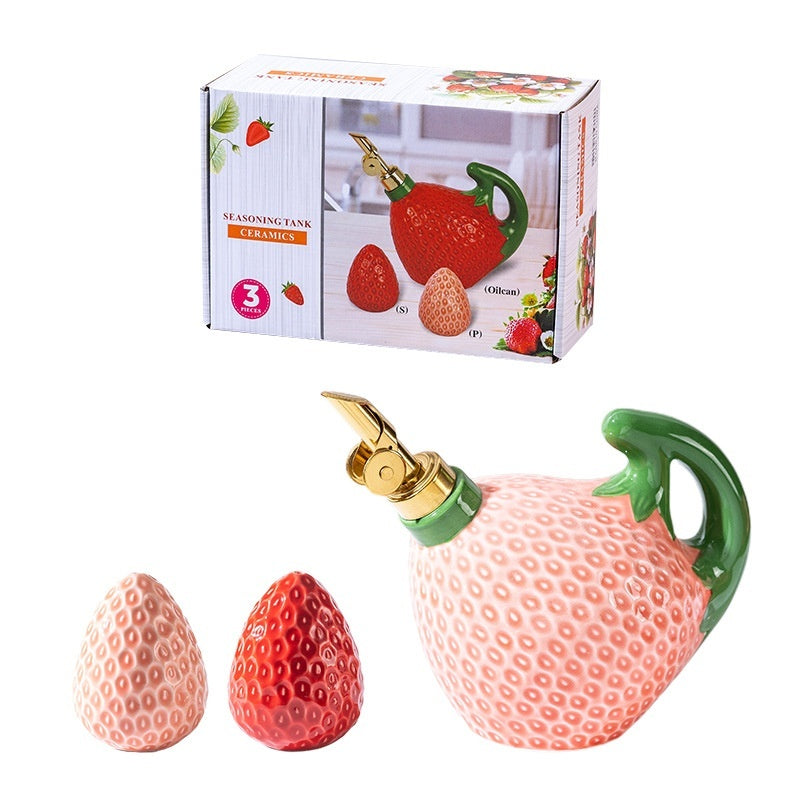 Household Creative Kitchen Utensils Seasoning Bottle Ceramic