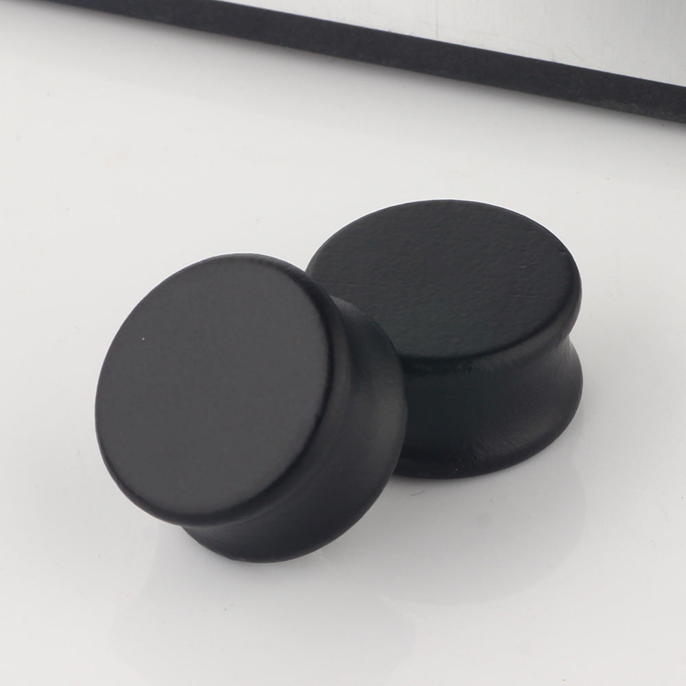 Black Wood Solid Ear Extender Human Body Piercing Accessories