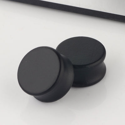 Black Wood Solid Ear Extender Human Body Piercing Accessories