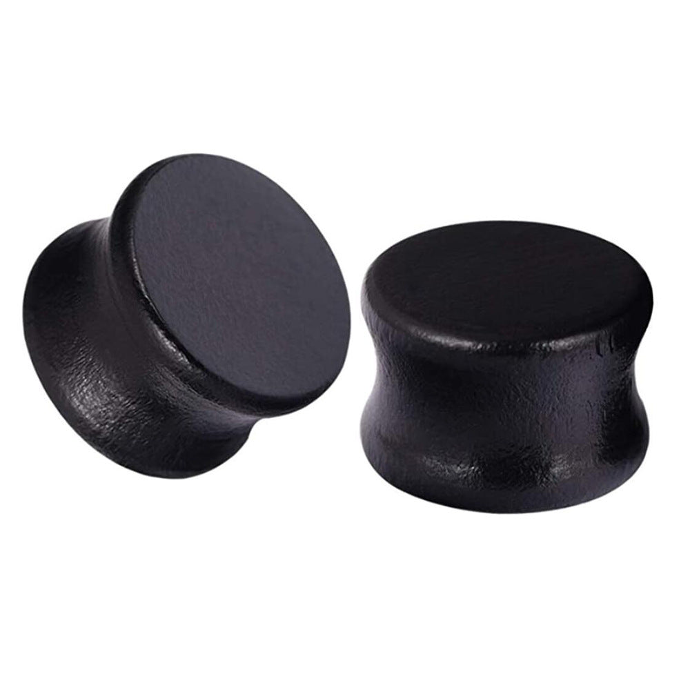 Black Wood Solid Ear Extender Human Body Piercing Accessories