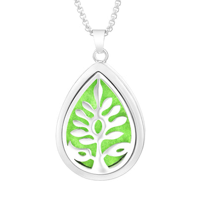 Drop-shaped Aromatherapy Necklace Essential Oil Diffuser Pendant