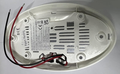 12V RV Interior Light with On/Off Switch 6 Inch Oval LED Ceiling Light 4.5W 3500K Soft White Lighting, Pack of 1