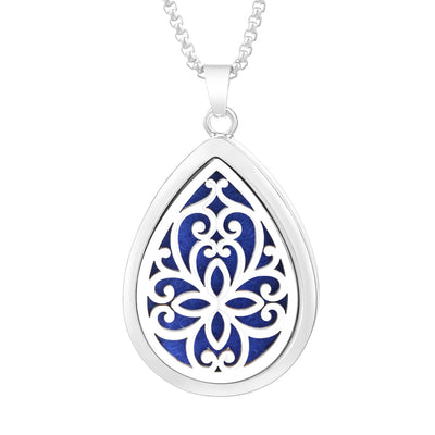 Drop-shaped Aromatherapy Necklace Essential Oil Diffuser Pendant