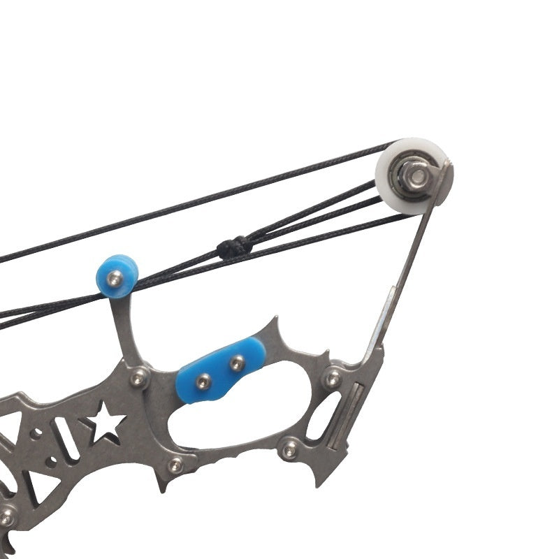 Mini Metal Small Bow Five-star Composite Pulley Bow And Arrow Set